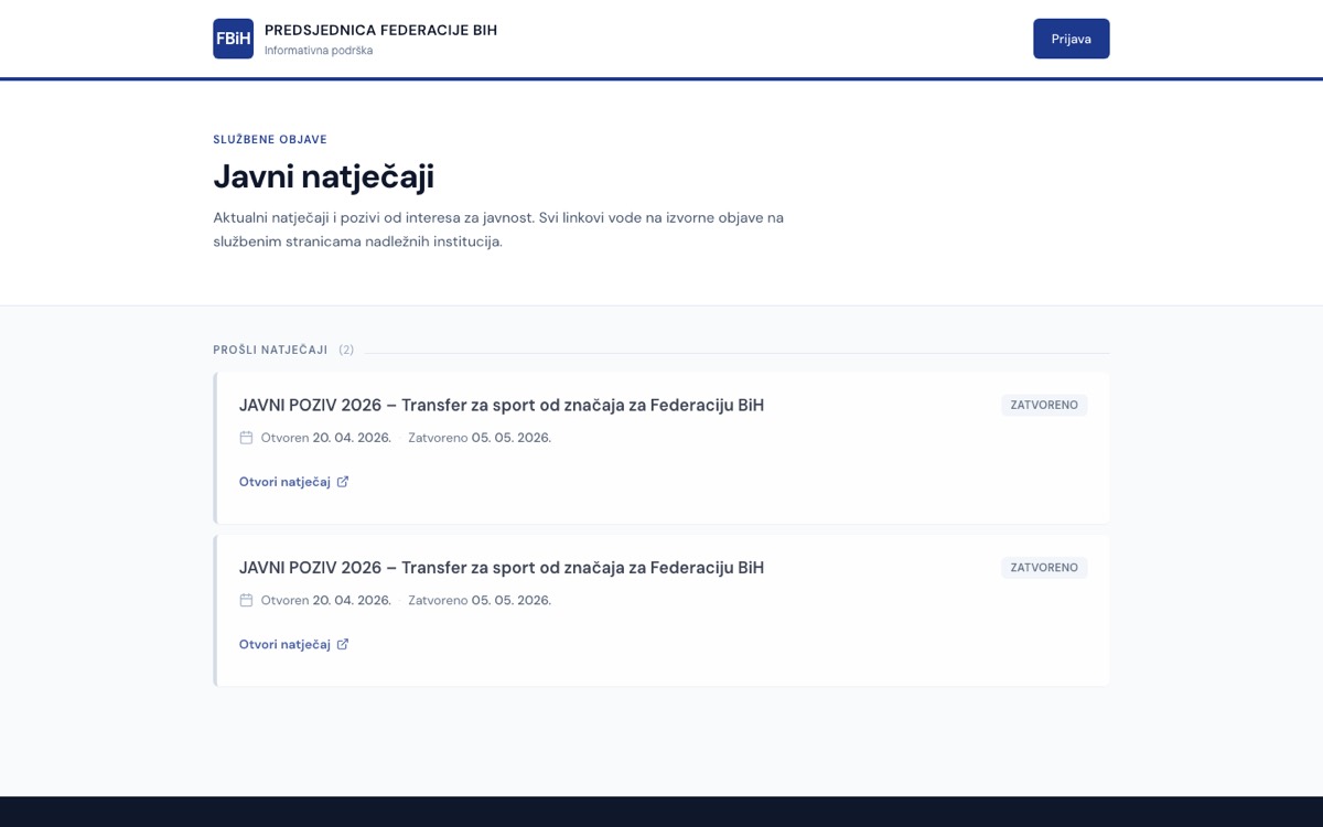 Office of the President of FBiH - 1